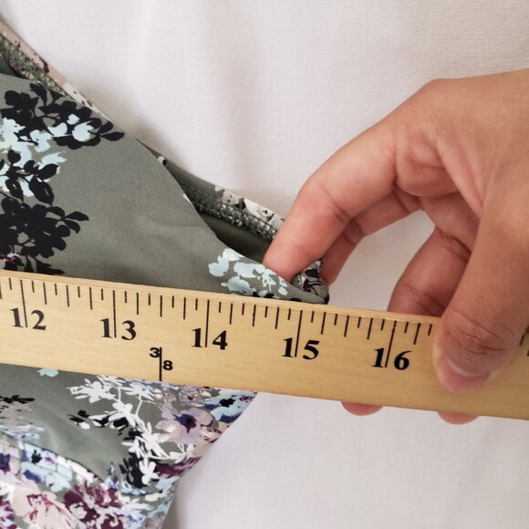 Ambrielle Woman Multicolor Strappy Push Up Top Piece Only Bathing Suit Size XL - Picture 5 of 13